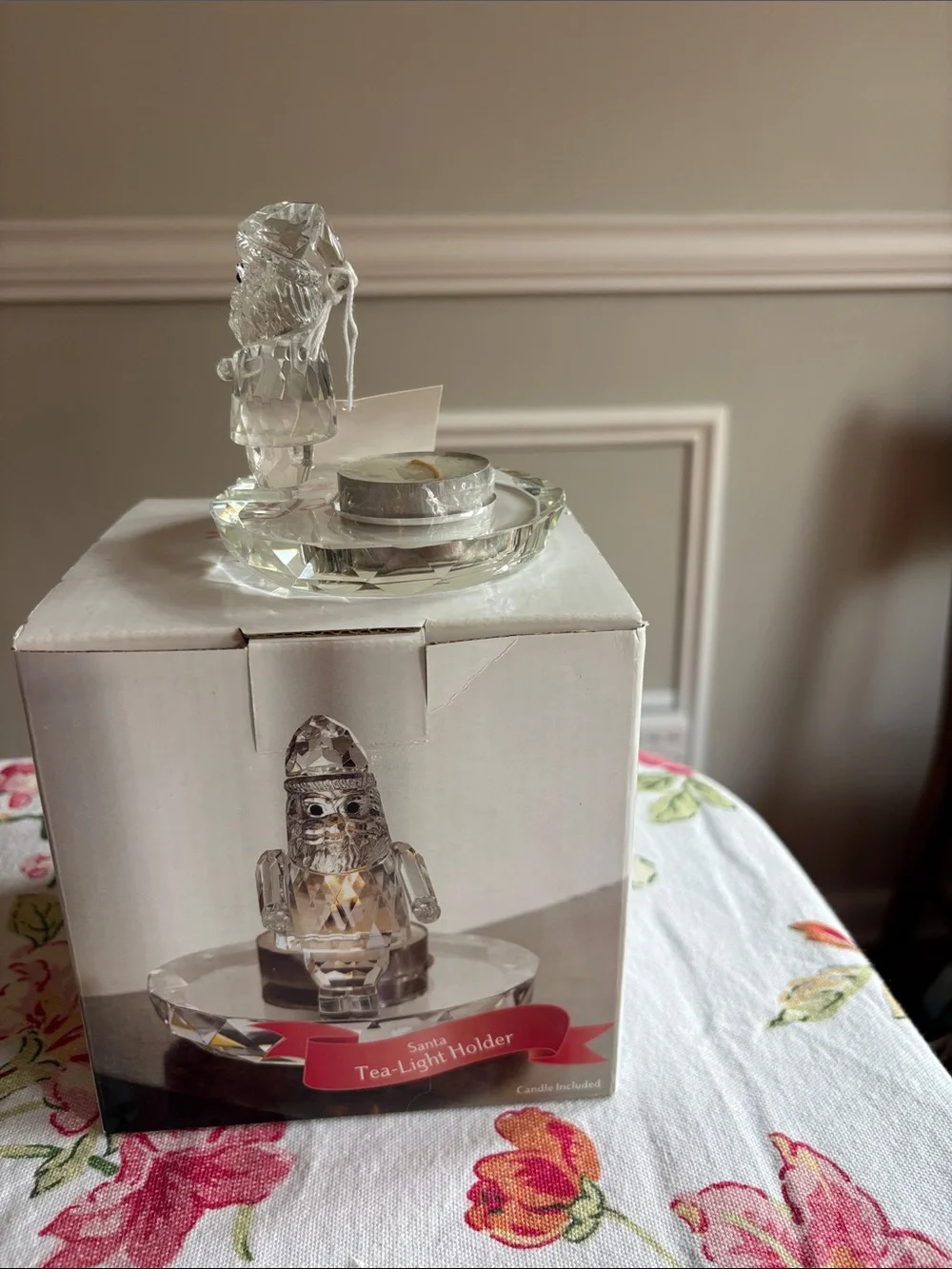 Home Accents santa crystal